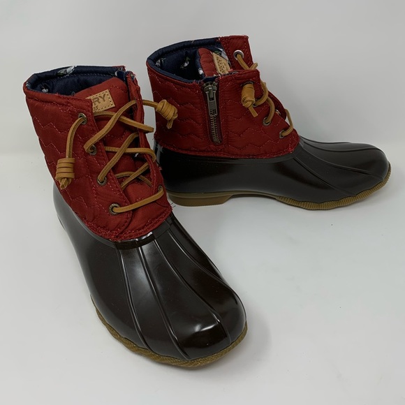 Sperry Saltwater Chevron Quilt Nylon Boots - Women - Picture 3 of 5